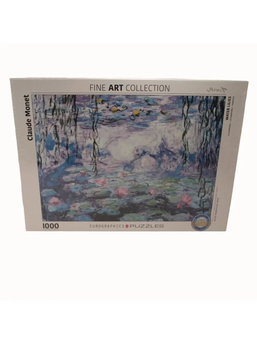 Eurographics Monet Water Lilies 1000 Piece Jigsaw Puzzle Fine Art New Sealed